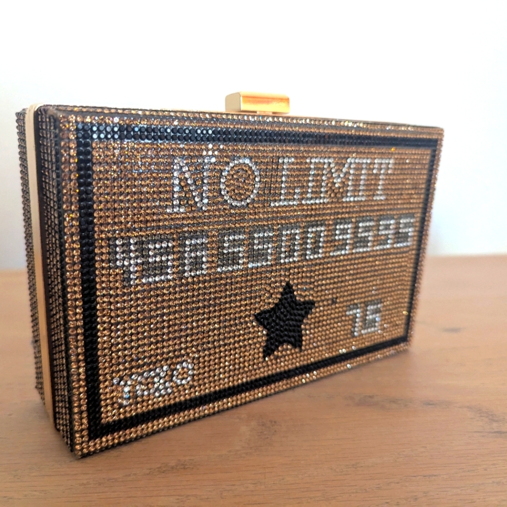Money $ clutch bag